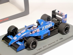 F1 Ligier JS31 #25  René Arnoux  Japan 1988 - Spark 1/43